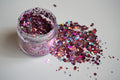 Pinky Pie Purple & Pink Glitter mix